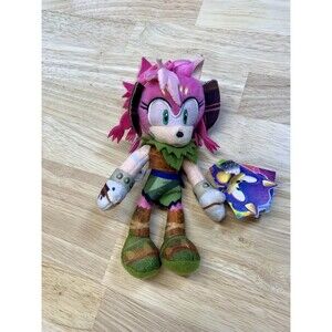 Sonic Prime - Netflix - Thorn Rose / Amy Rose - Plush Clip Keychain